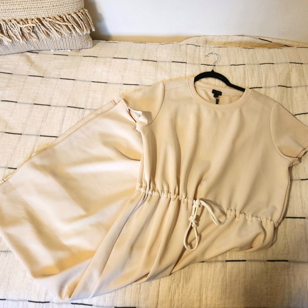 Coco + Carmen Cream Maxi Dress with Drawstring Waist